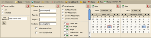 Zimbra email archiving sdearch across mailboxes